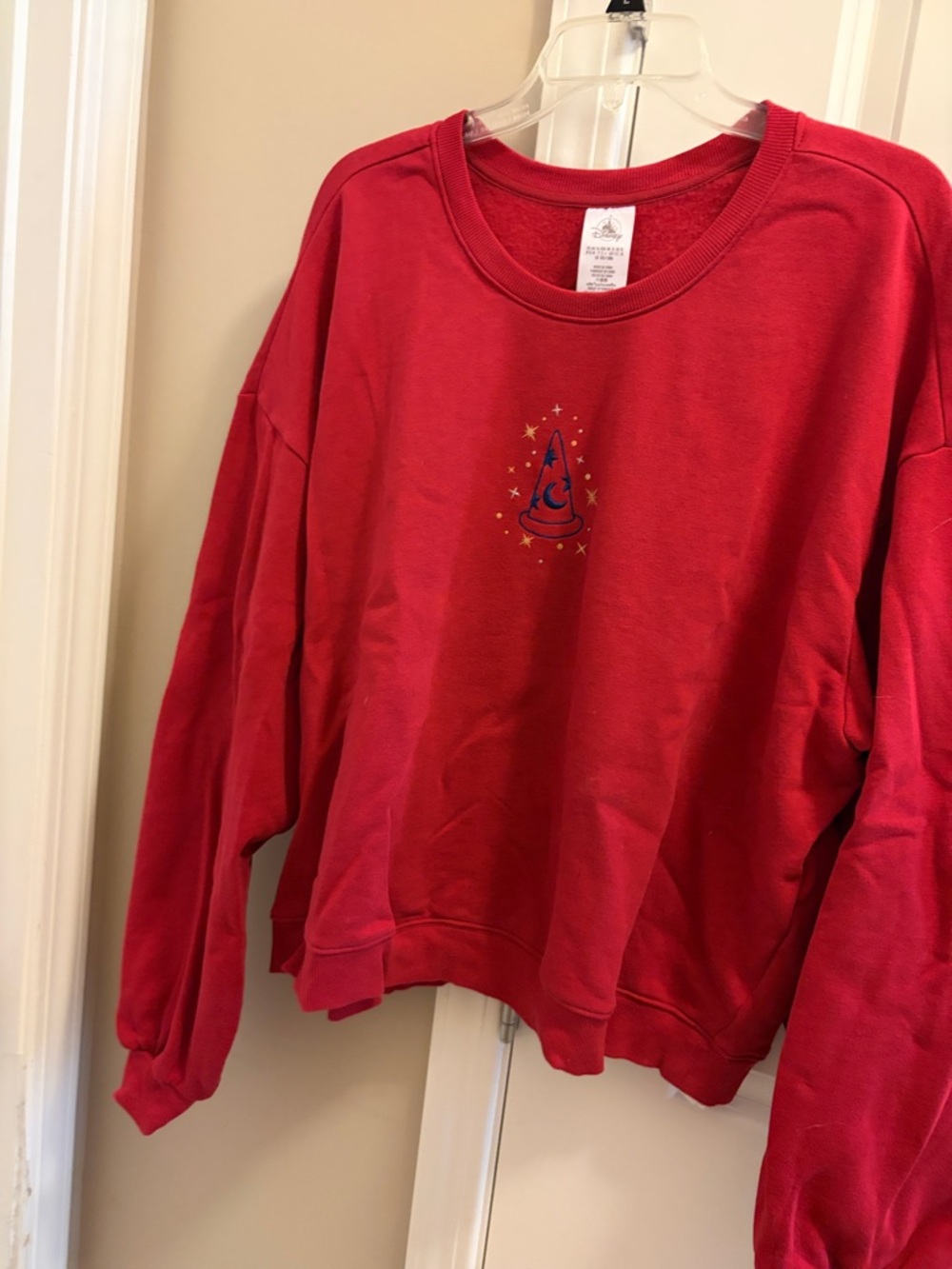 Disney Fantasia Crewneck Sweater with Embroidered Wizard Hat